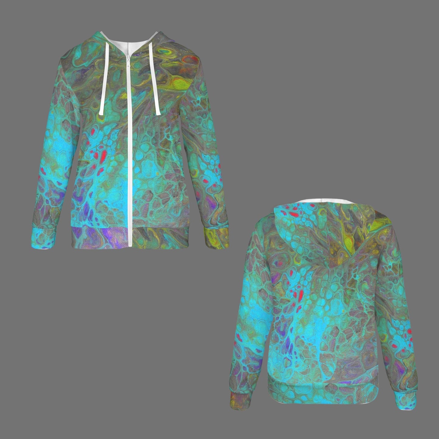 BlueGreen full zipper hoodie