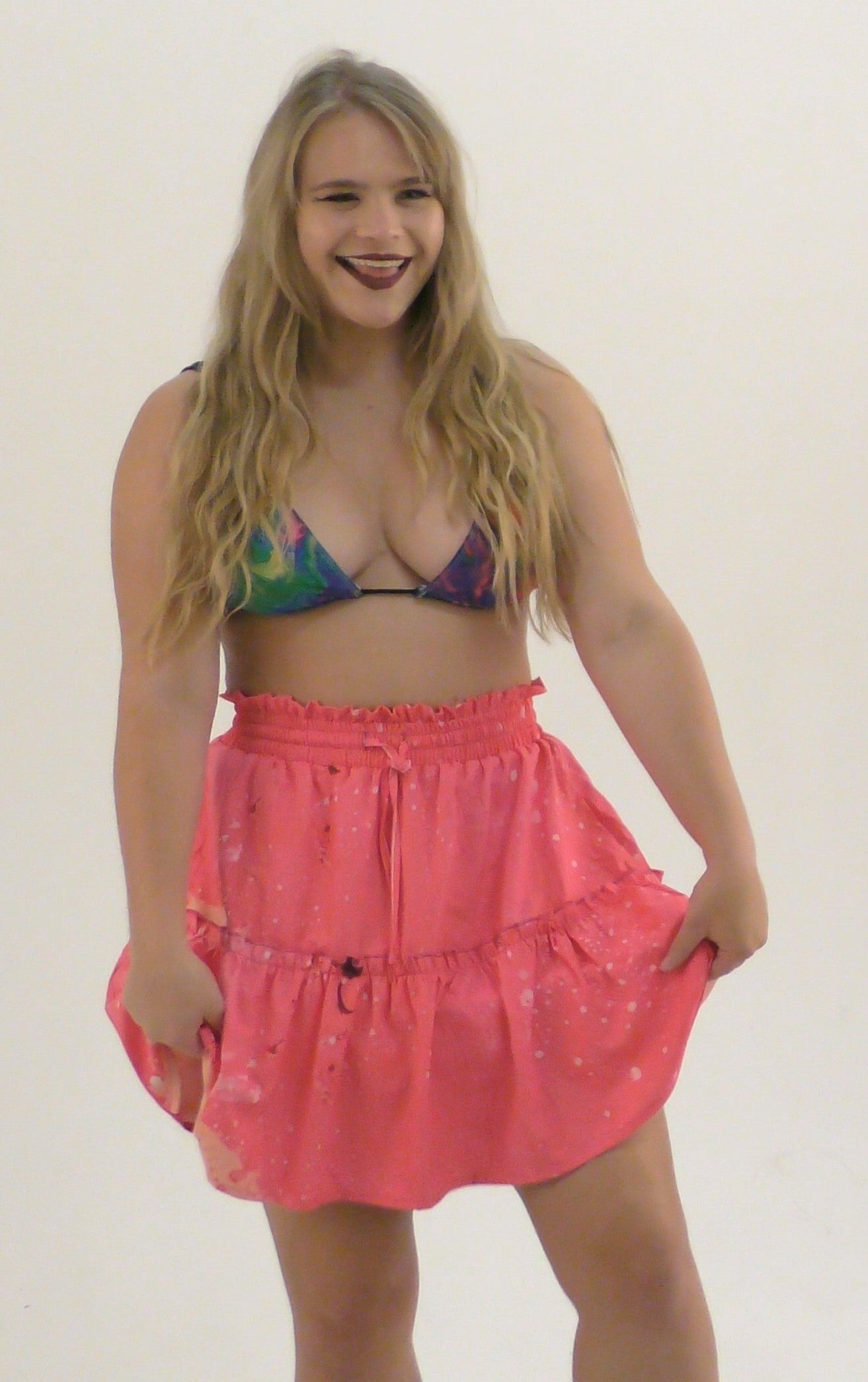 Frilly Pink Raver Skirt