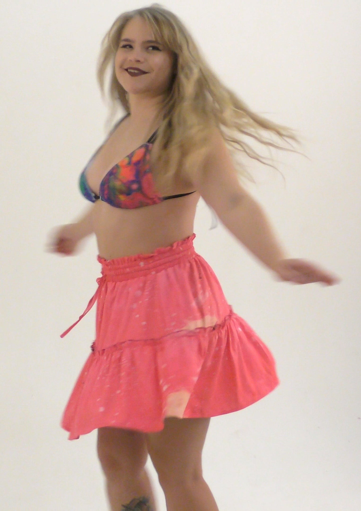 Frilly Pink Raver Skirt